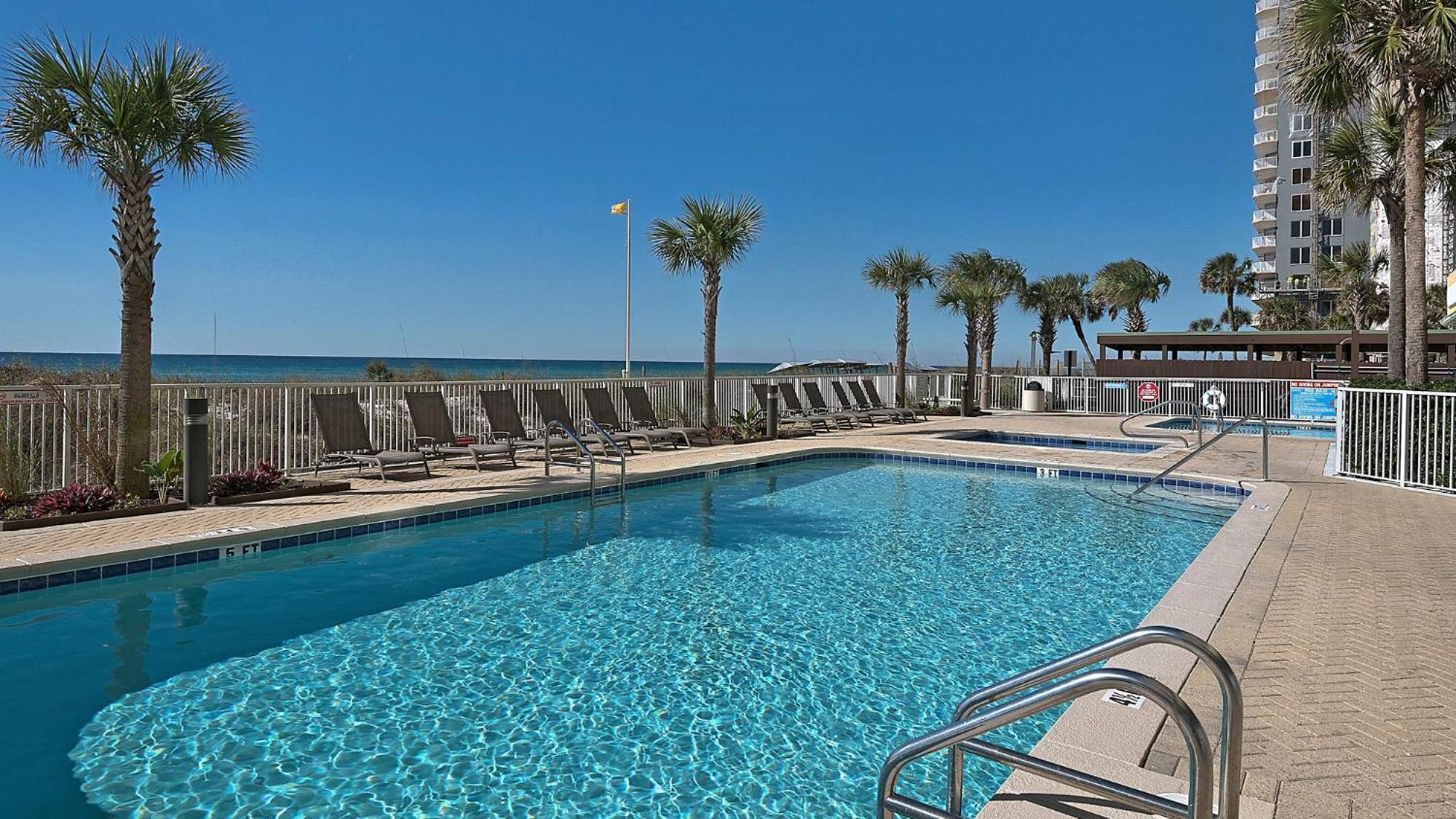 Parking Included-Beachfront 2Bd Ocean Villa! Gorgeous Amenities, Private Complex Panama City Beach Bagian luar foto