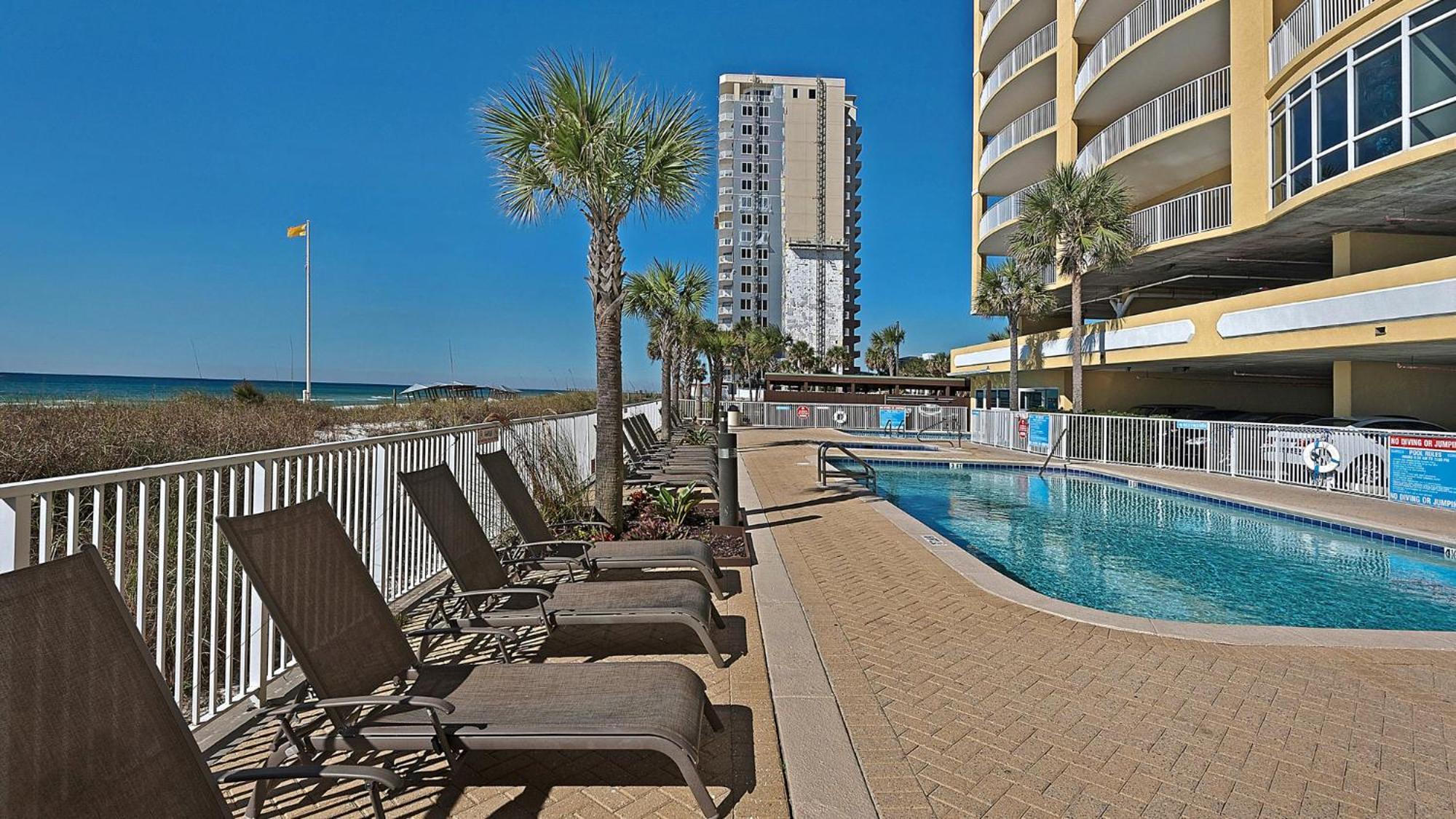 Parking Included-Beachfront 2Bd Ocean Villa! Gorgeous Amenities, Private Complex Panama City Beach Bagian luar foto