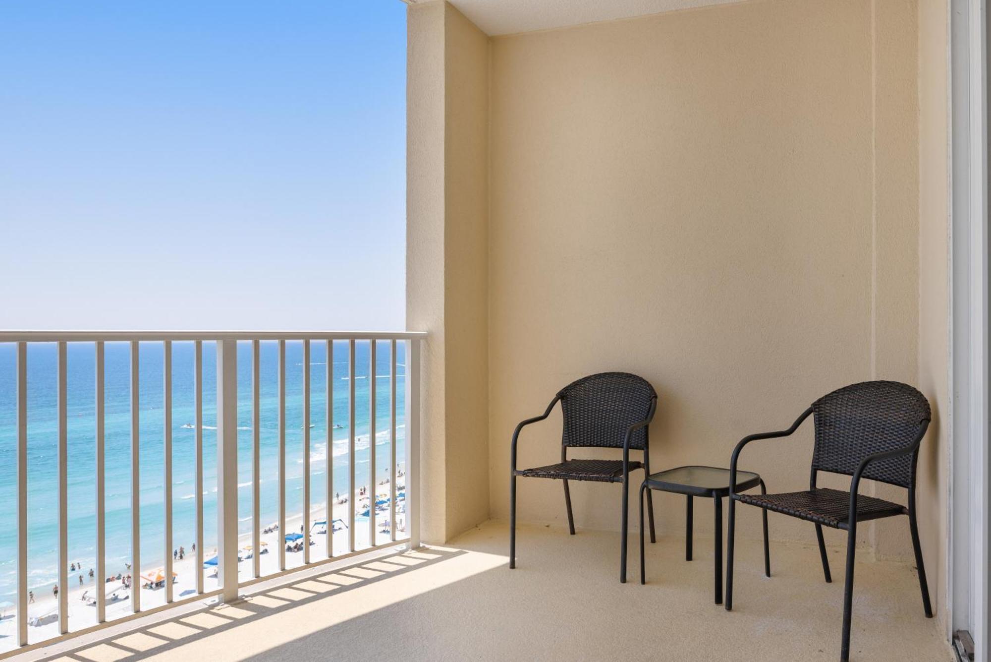 Parking Included-Beachfront 2Bd Ocean Villa! Gorgeous Amenities, Private Complex Panama City Beach Bagian luar foto