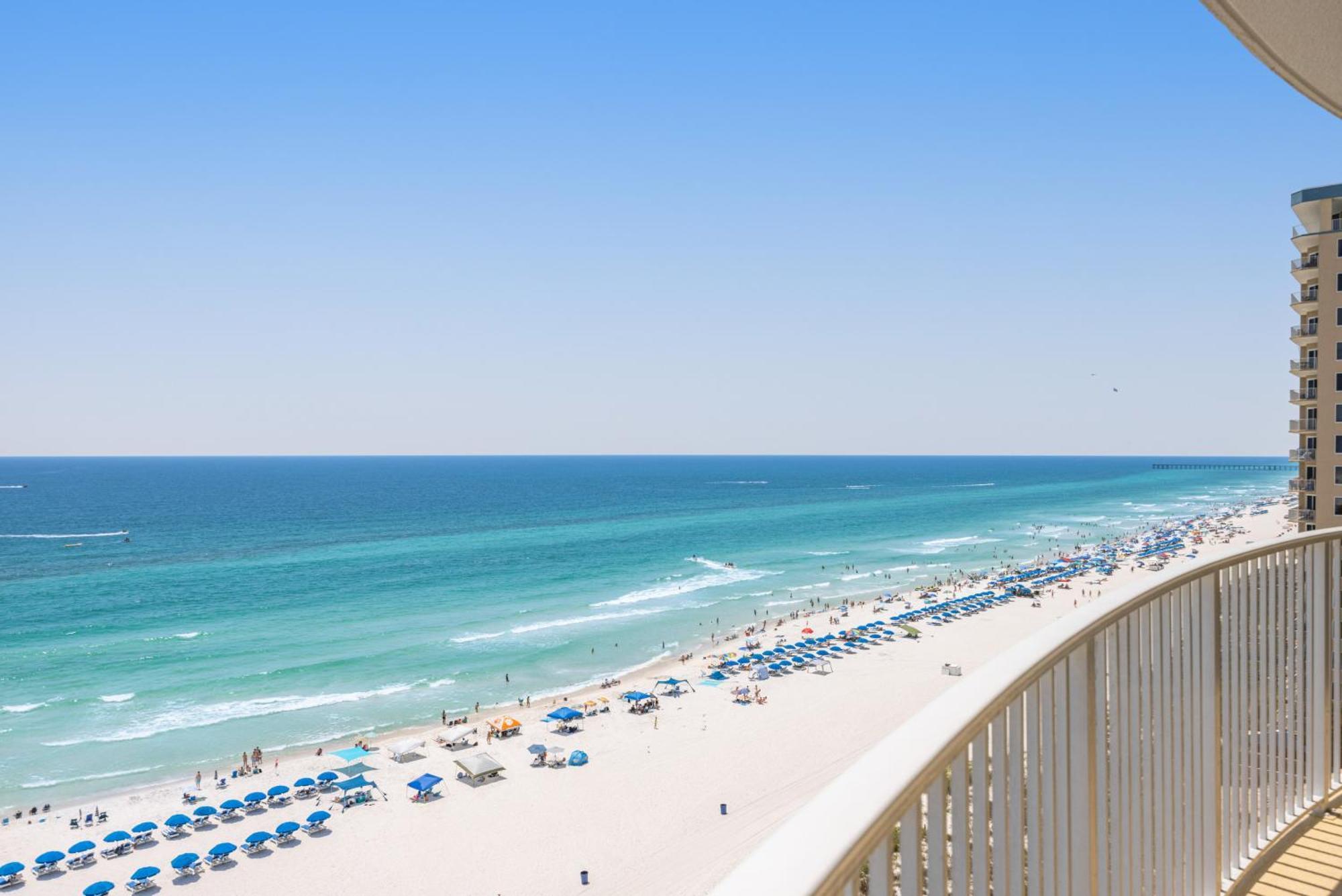 Parking Included-Beachfront 2Bd Ocean Villa! Gorgeous Amenities, Private Complex Panama City Beach Bagian luar foto