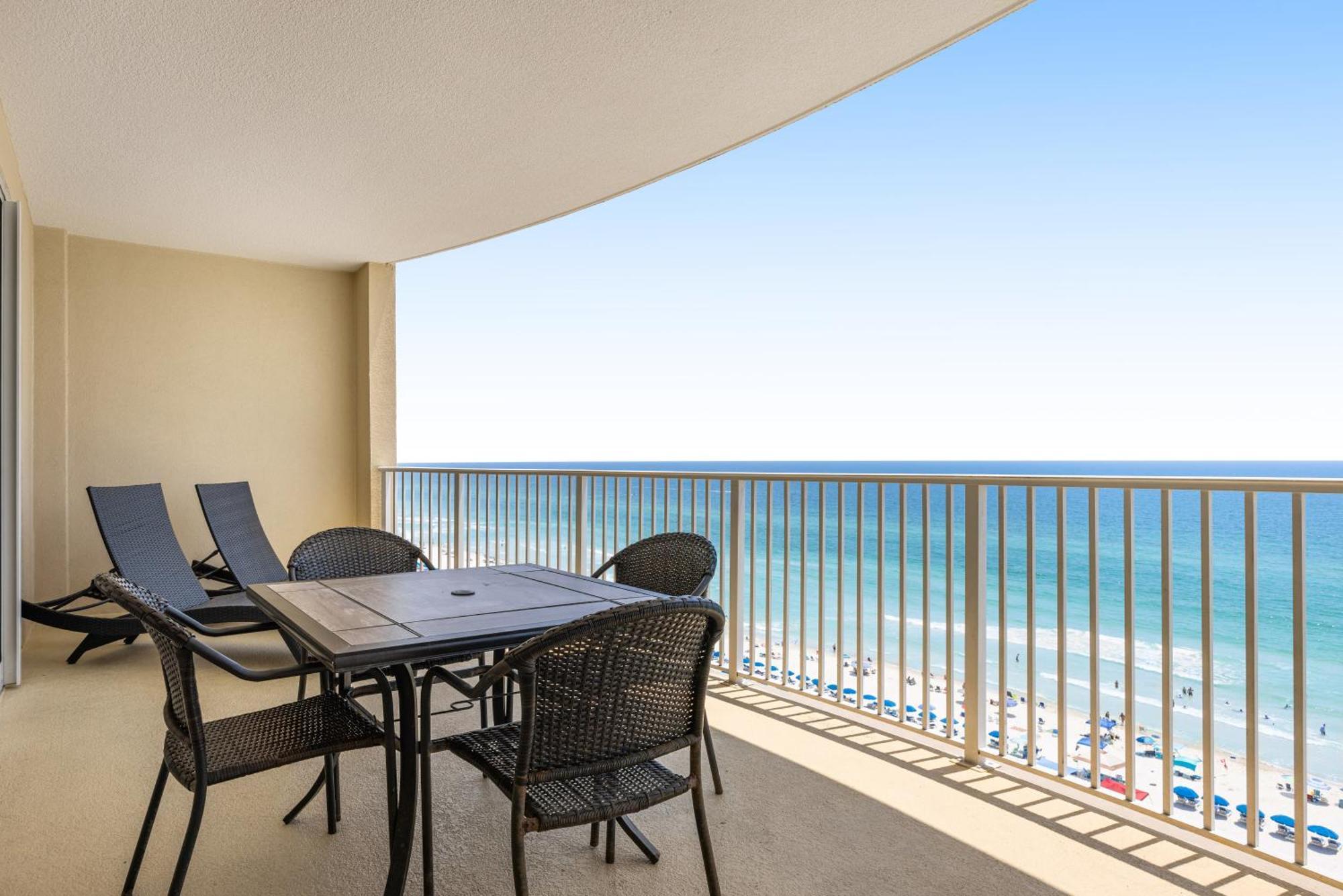 Parking Included-Beachfront 2Bd Ocean Villa! Gorgeous Amenities, Private Complex Panama City Beach Bagian luar foto