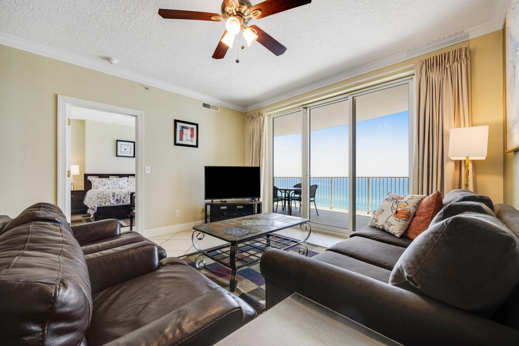 Parking Included-Beachfront 2Bd Ocean Villa! Gorgeous Amenities, Private Complex Panama City Beach Bagian luar foto